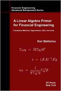 A Linear Algebra Primer for Financial Engineering